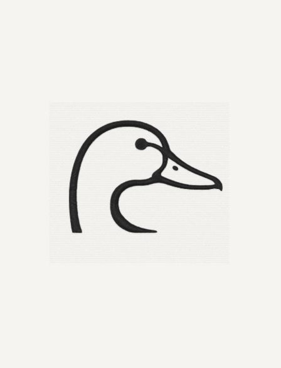 Duck Head Outline | Machine Embroidery File Download | Mallard - Etsy