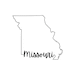 State Name | Missouri Outline| Machine Embroidery File Download ...