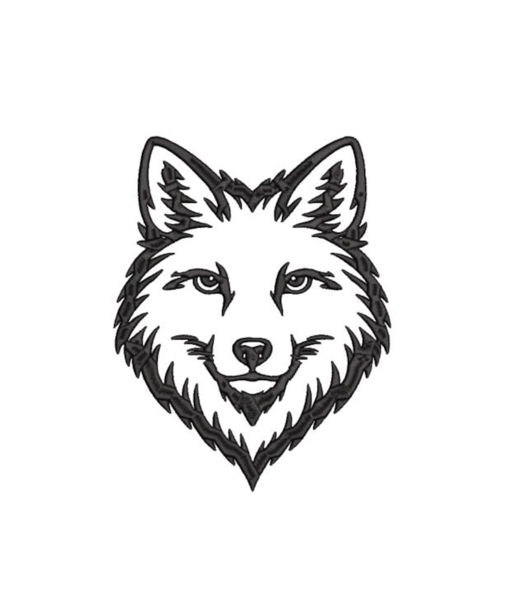 Fox Machine Images Fox Machine Embroidery Design | 8 Sizes - Etsy