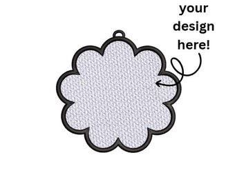FSL Ornament Flower | Free Standing Lace | Machine Embroidery File Download
