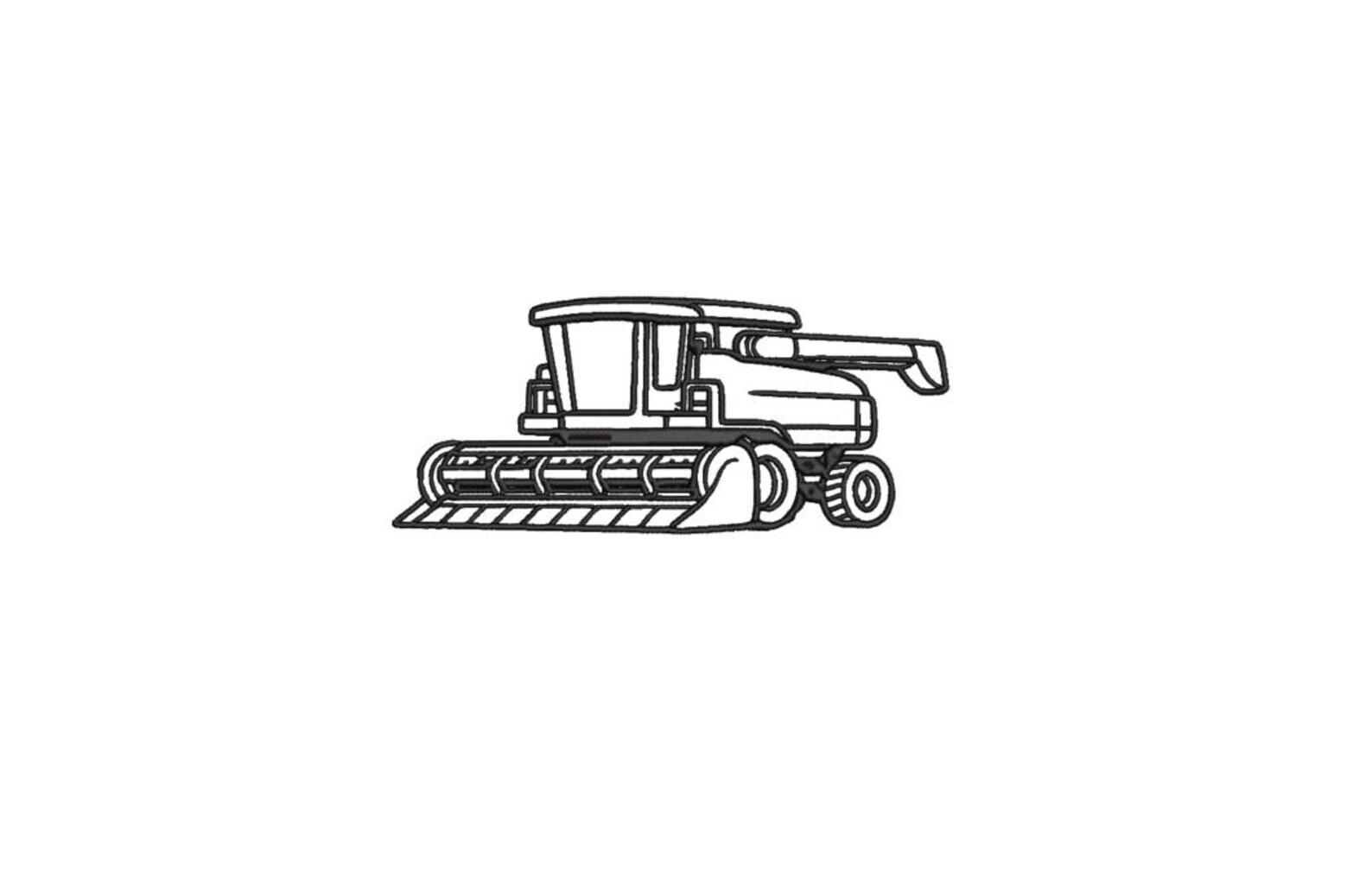 Combine Outline Machine Embroidery Design | 8 Sizes - Etsy UK