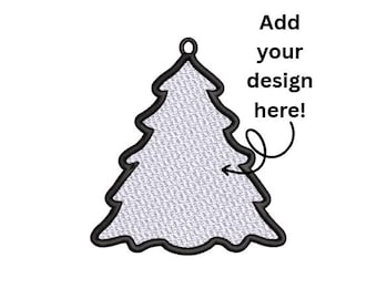 FSL Ornament Christmas Tree | Free Standing Lace | Machine Embroidery File Download