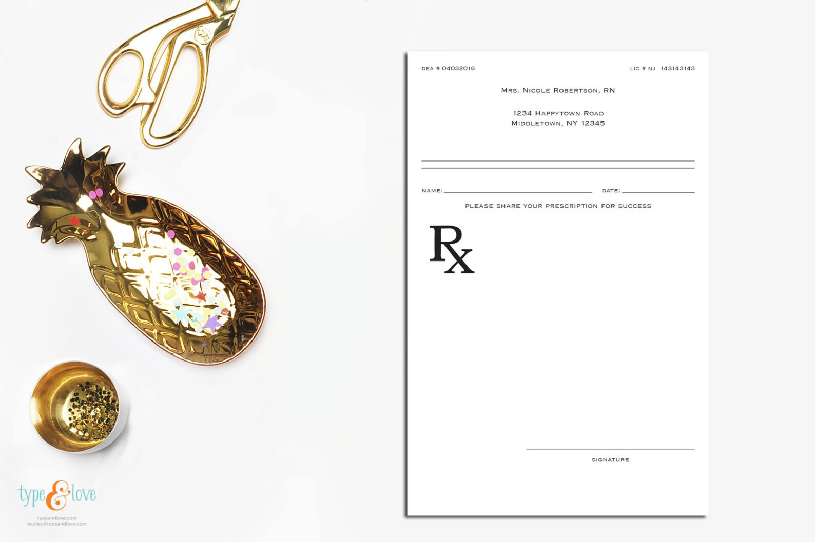 The Prescription for Success Unique Custom Prescription Pad | Etsy