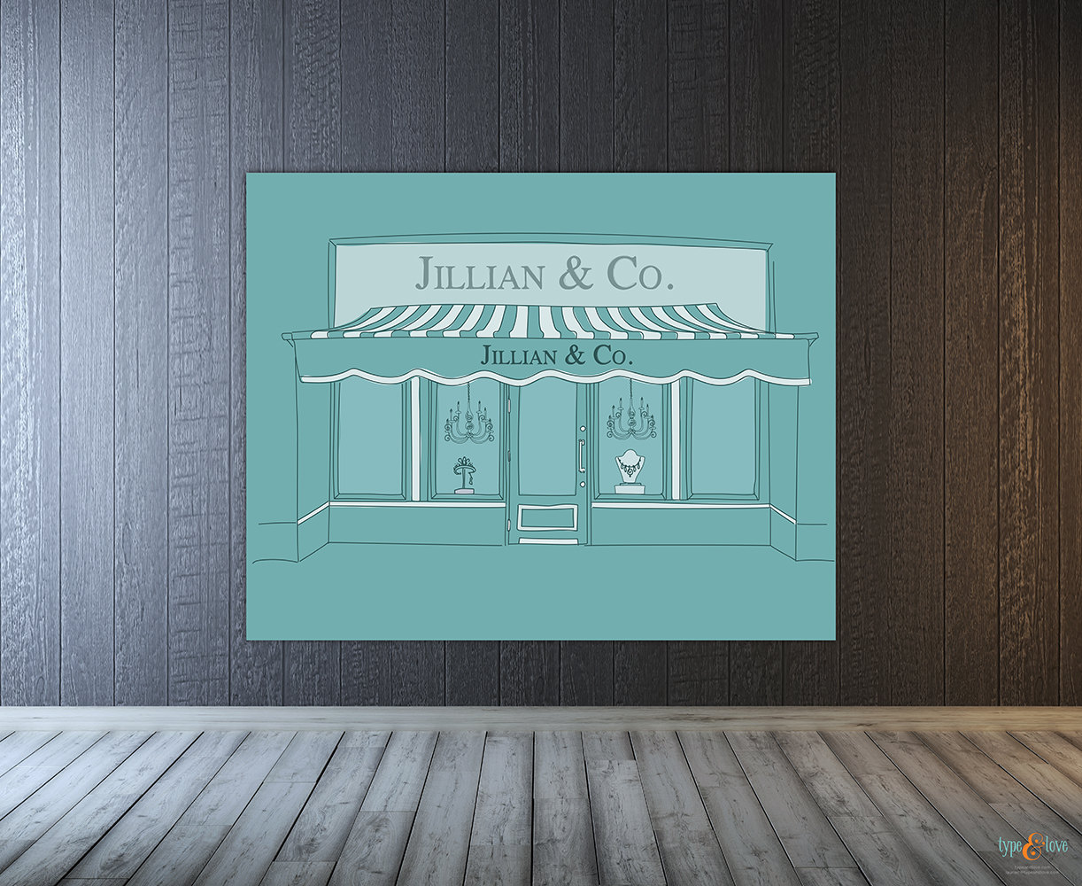 Breakfast at Tiffany Backdrop Breakfast Tiffanys Bridal Etsy