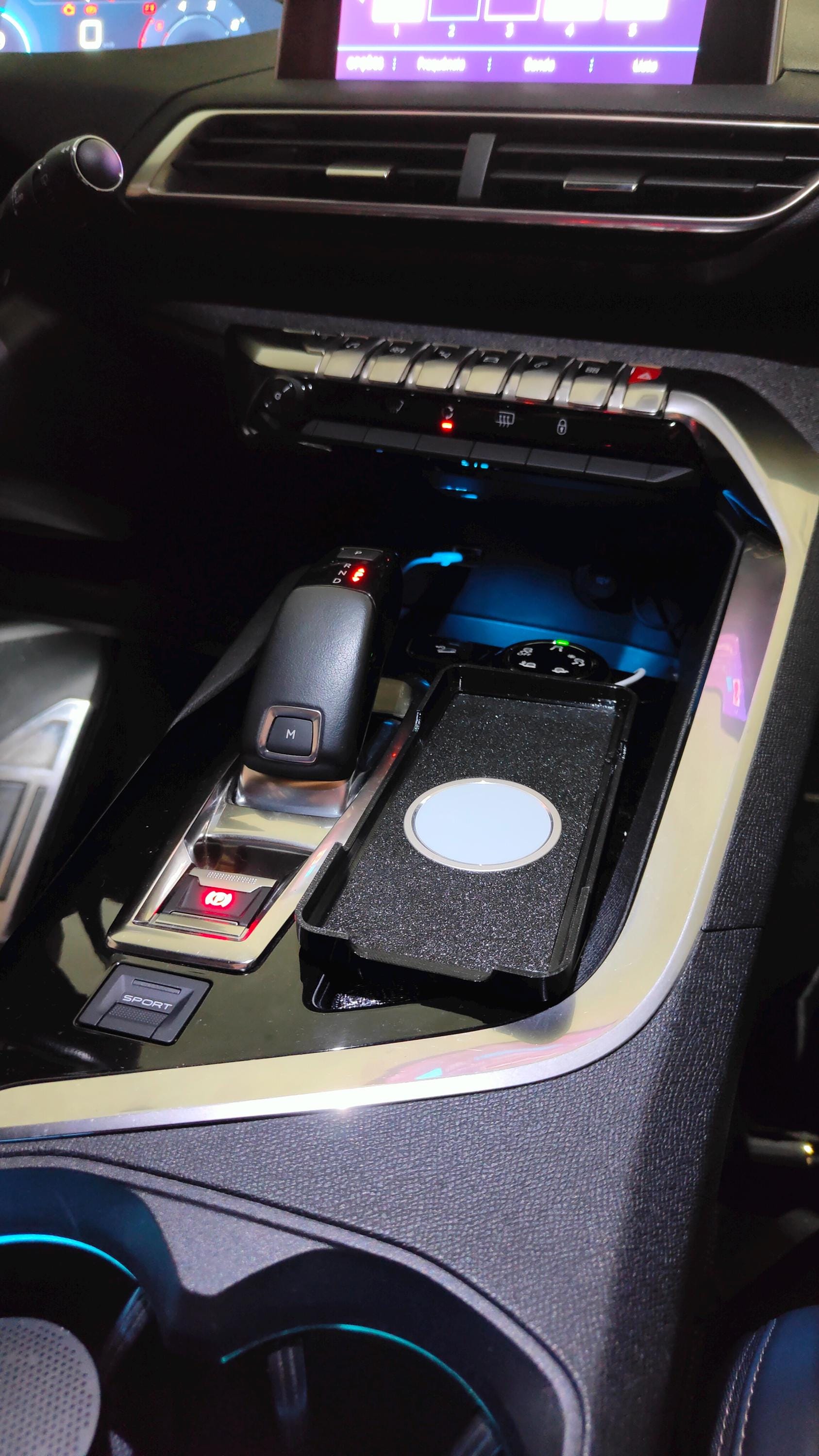 Peugeot 3008 Smartphone Tray Magsafe Car Phone Holder Peugeot