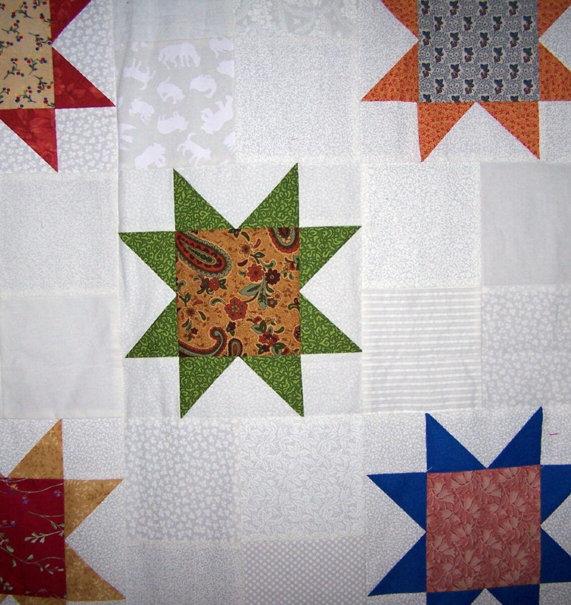 Cottage Patchwork Shower Curtain NCU0NNT2885