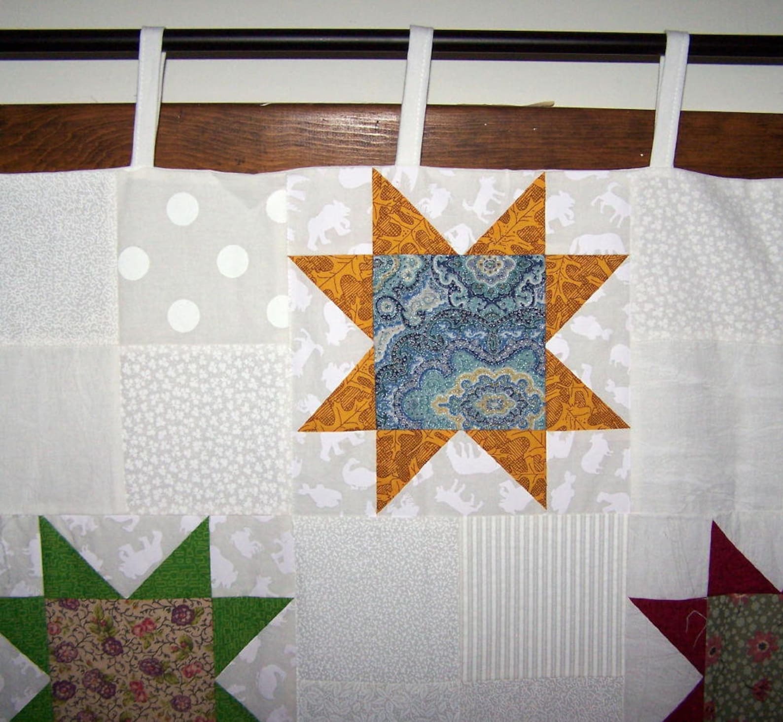 Country Patchwork Shower Curtain - Etsy