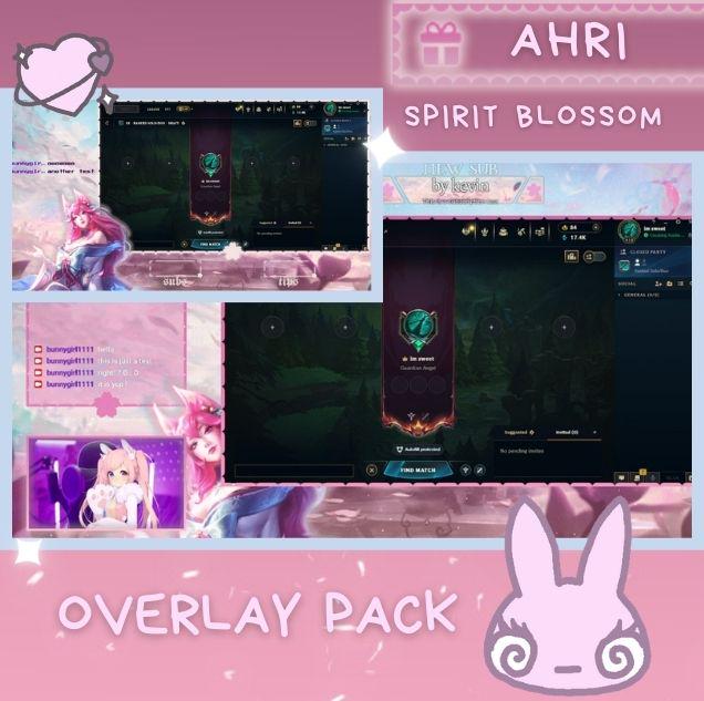 Ahri Spirit Blossom [stream Overlay Pack] - Etsy