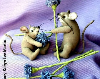 Mouse Pattern, Primitive Mouse, Sewing Pattern, Mouse Doll