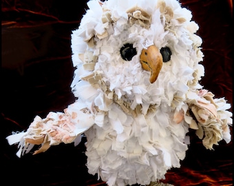Olivia Primitive Soft Sculpture LARGE Barn Owl