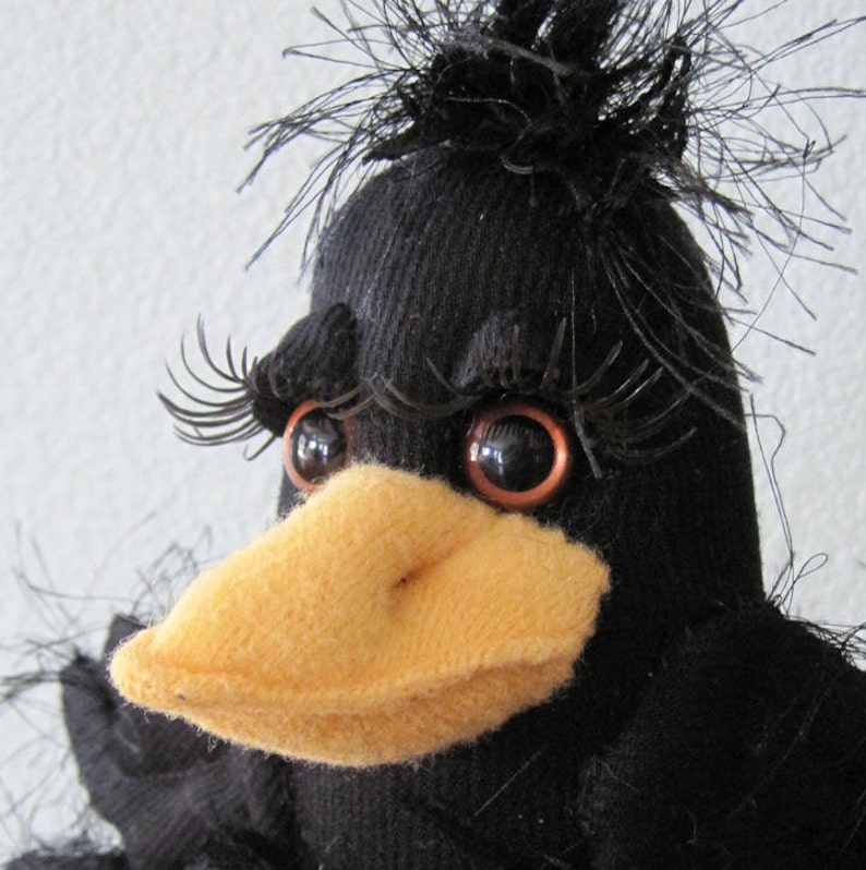 Primitive Crow Doll PDF Pattern Crow Doll Raven Egg Crow | Etsy