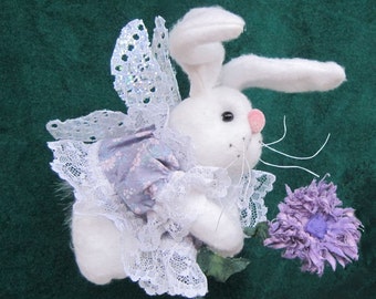 Bunny Pattern, Primitive Bunny Doll, Bunny Doll, Fairy, Hanging Ornament, Bunny