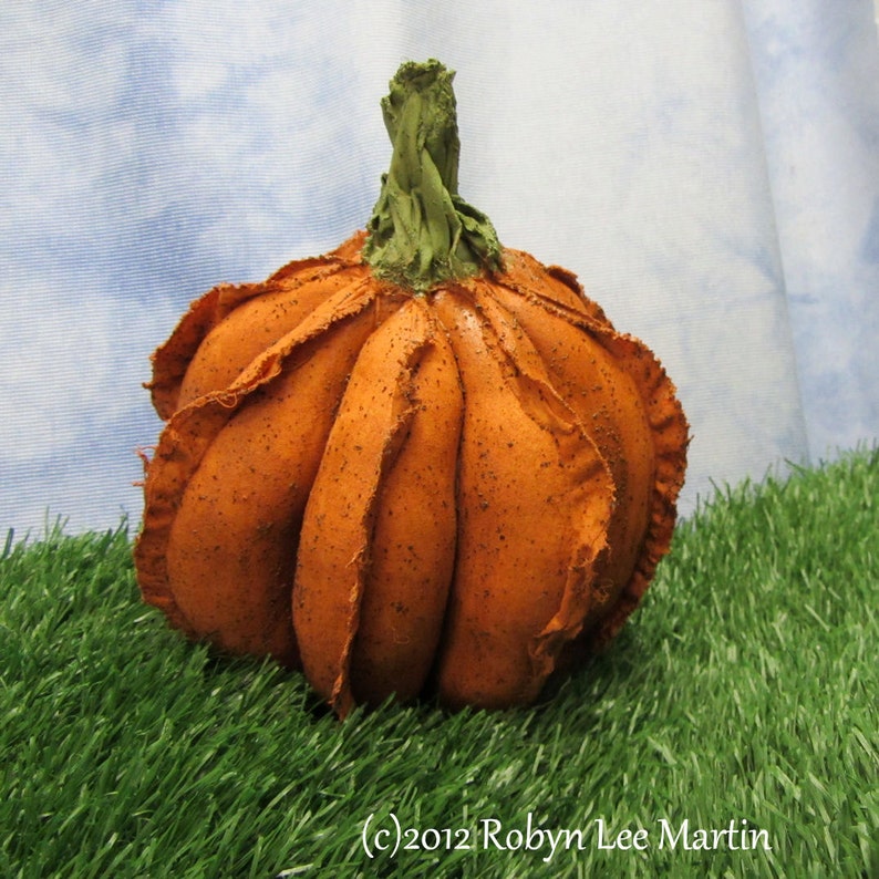 Prim Fabric Pumpkin Digital Pattern, Primitive Pumpkins, Sewing Pattern, Fabric Pumpkins image 5