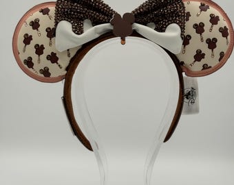 Bedazzled Minnie Ears, Sparkle Ears, Disney Bling