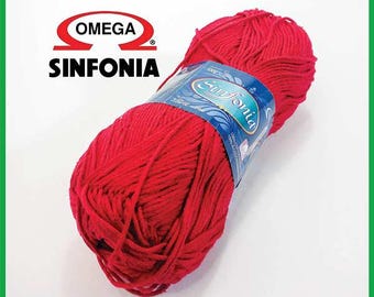 Omega Sinfonia Mercerized Cotton Yarn: Fine Crochet, Amigurumi - 100g