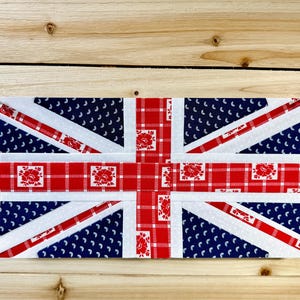 Union Jack Embellished Denim Jacket - Floral