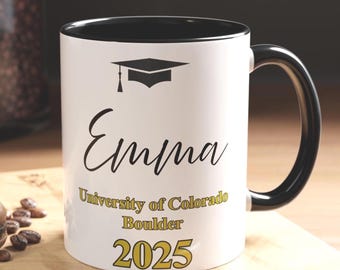 Gepersonaliseerde afstudeerkoffiemok: op maat gemaakt collegecadeau