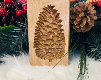 Gingerbread Cookie Mold, Pinecone Christmas Cookie Mold, Honey Cake, Baking, Christmas Gingerbread Handmade Cookie Mold
