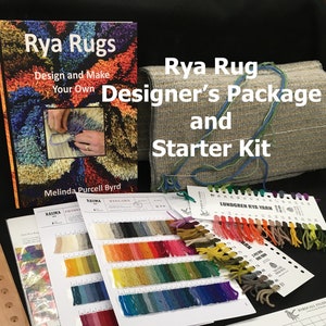 Rya Rug Maker's Designer's Kit and Starter Package with Rya Book image 7