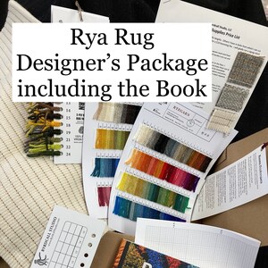 Rya Rug Maker's Designer's Kit and Starter Package with Rya Book image 1