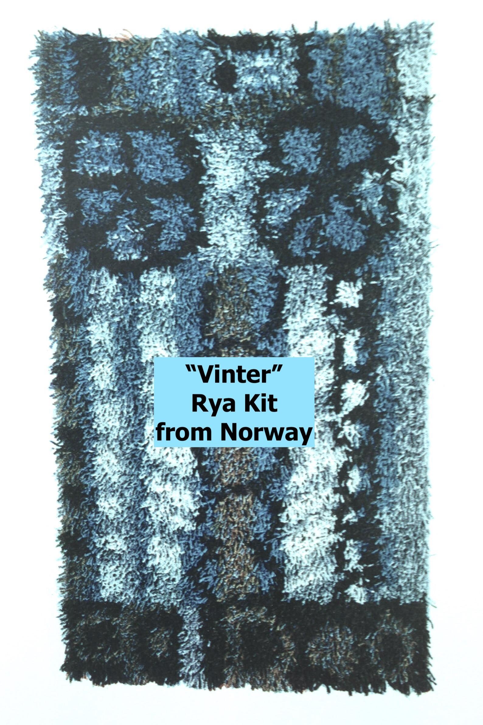Rya Rug Kit From Norway Called VINTER winter Heritage Sheep Etsy