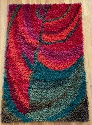 【Vintage】Hand Knit Rug 170×100 81OrvzdnSaL.jpg