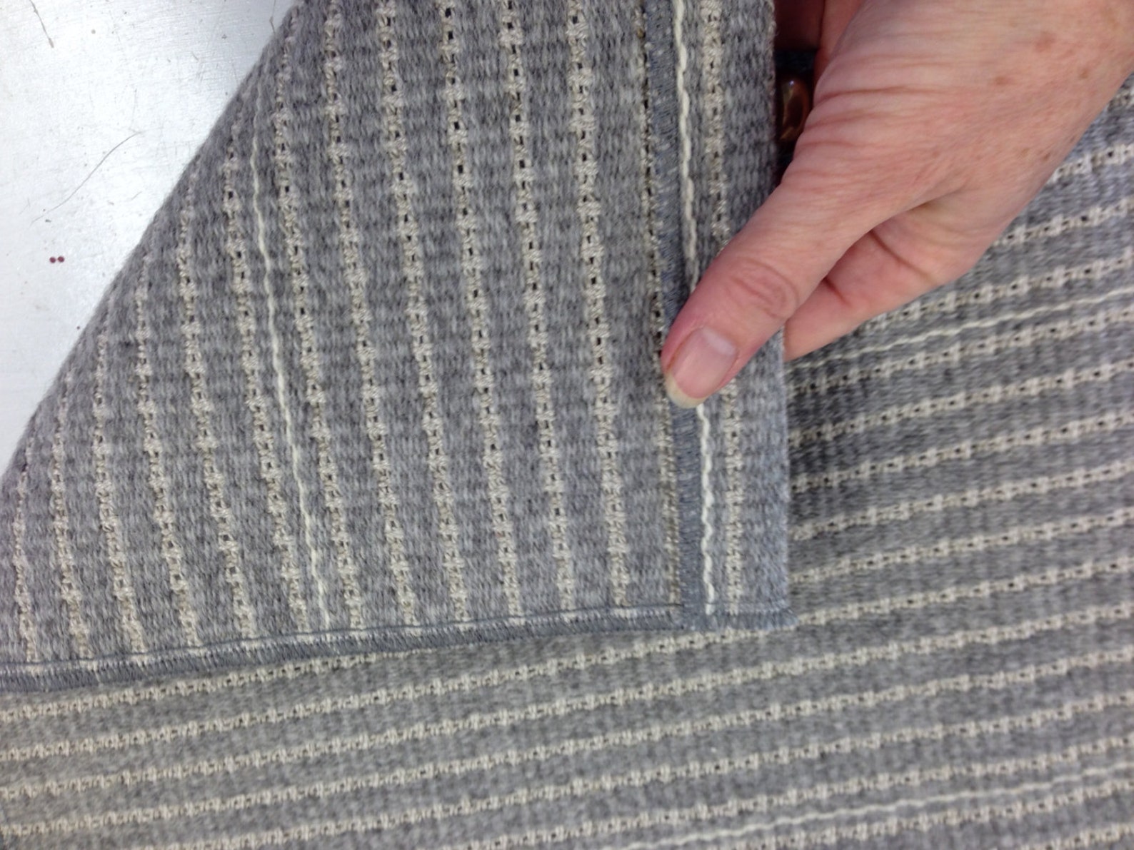 Rya Rug Backing about 31 inches wide x 46.5 inches long. 80 Etsy