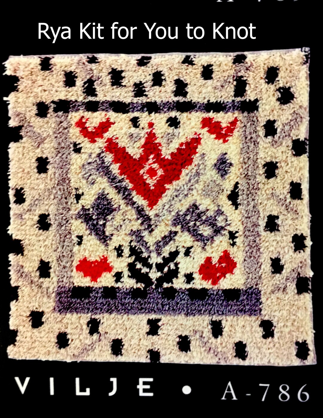 Etsy Rya Rug Kits Rya Rug Kit From Norway
