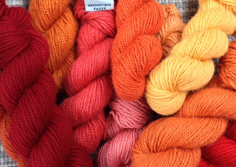 Rya yarn One Skein of Rauma Ryegarn from Norway .. Choose any color on the drop-down menu 100/% Virgin wool