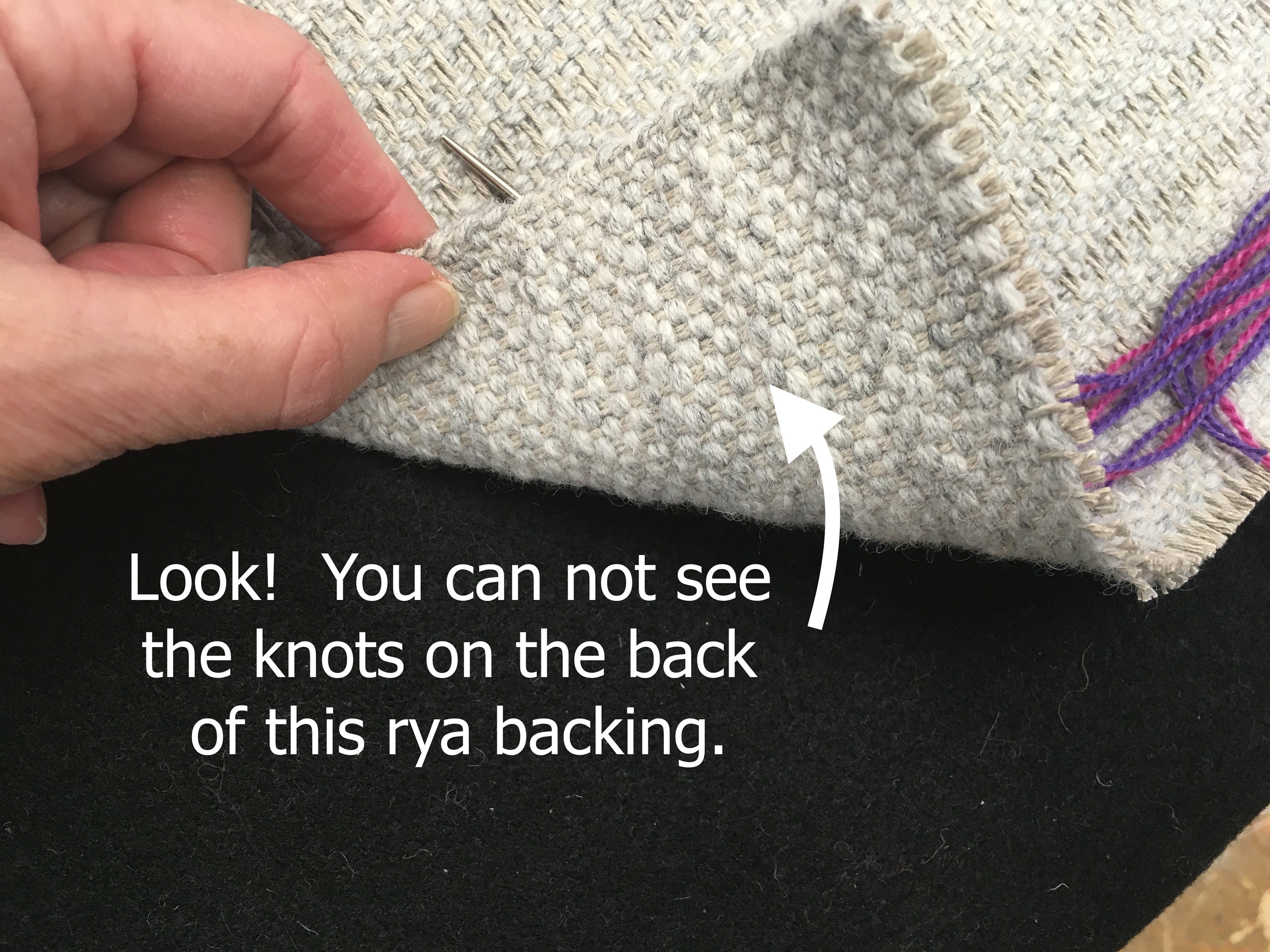 Finnish Rya ryijy Rug Backing. 31.5 Inches Wide. 80 Cm. Wool Etsy