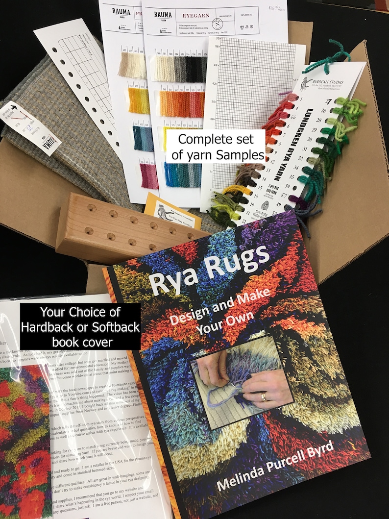 Rya Rug Maker's Designer's Kit and Starter Package with Rya Book image 6