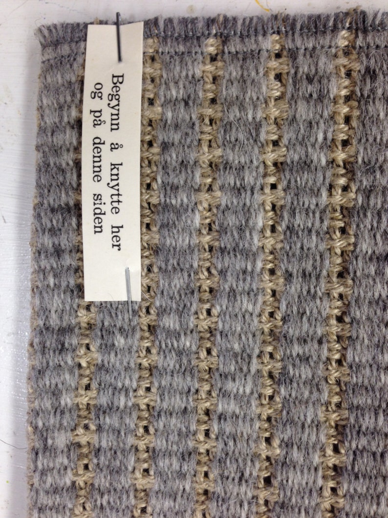 Rya Rug Backing about 31 inches wide x 46.5 inches long. 80 Etsy