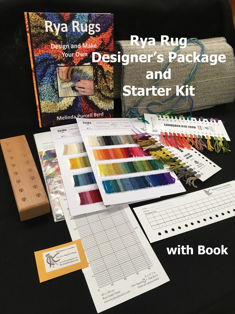 Rya Rug Maker's Designer's Kit and Starter Package with Rya Book image 7