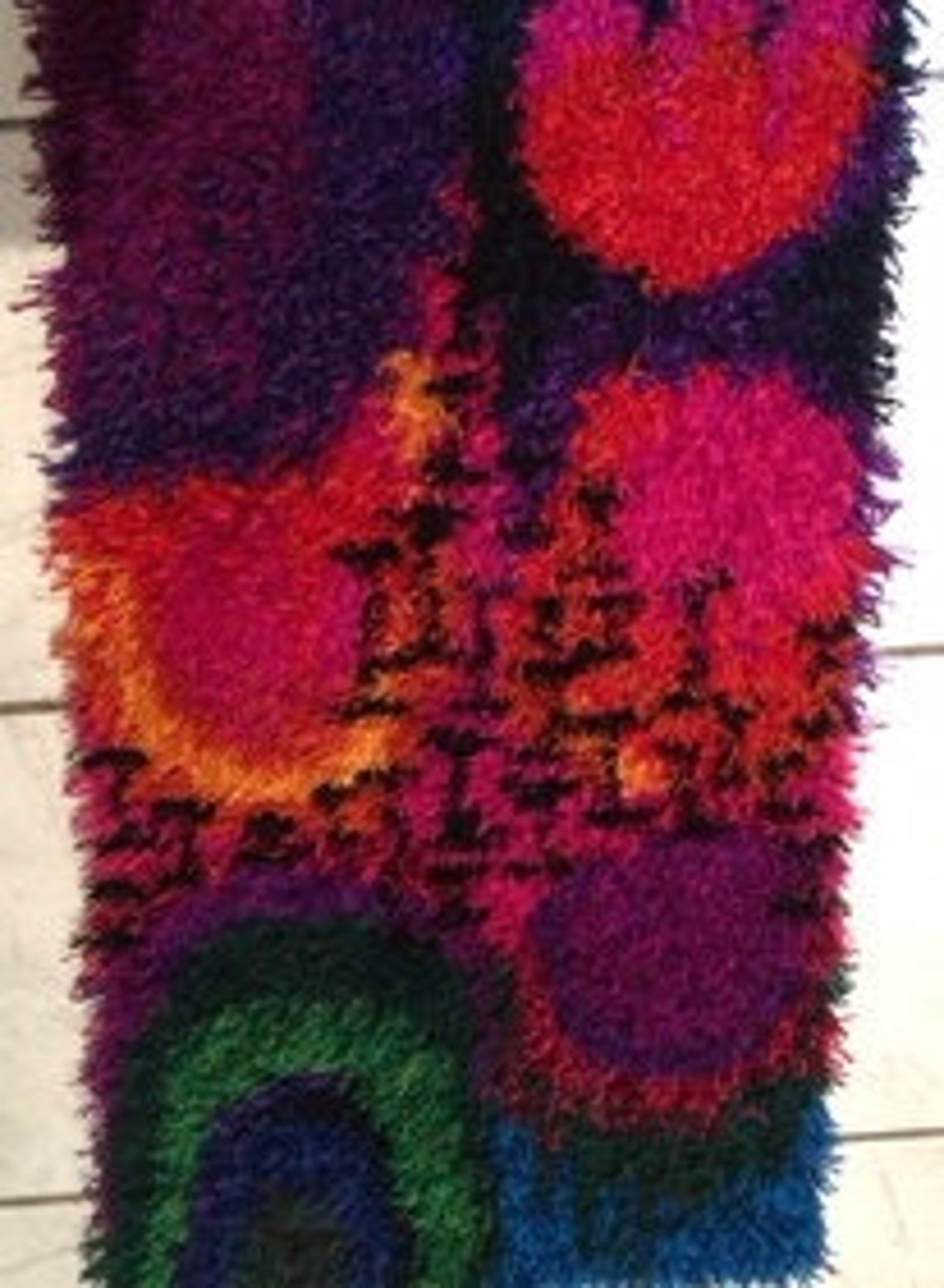 Rya Rug Kit from Norway. ANEMONE Heritage Sheep Wool yarn Etsy