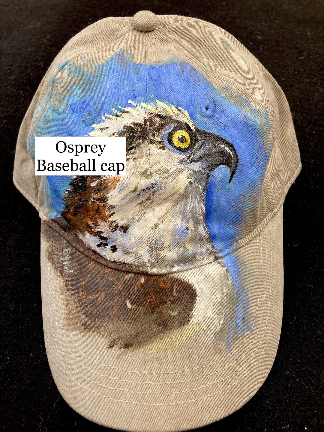 Osprey Hand Painted Quality Baseball Cap. Hat Made by Etsy