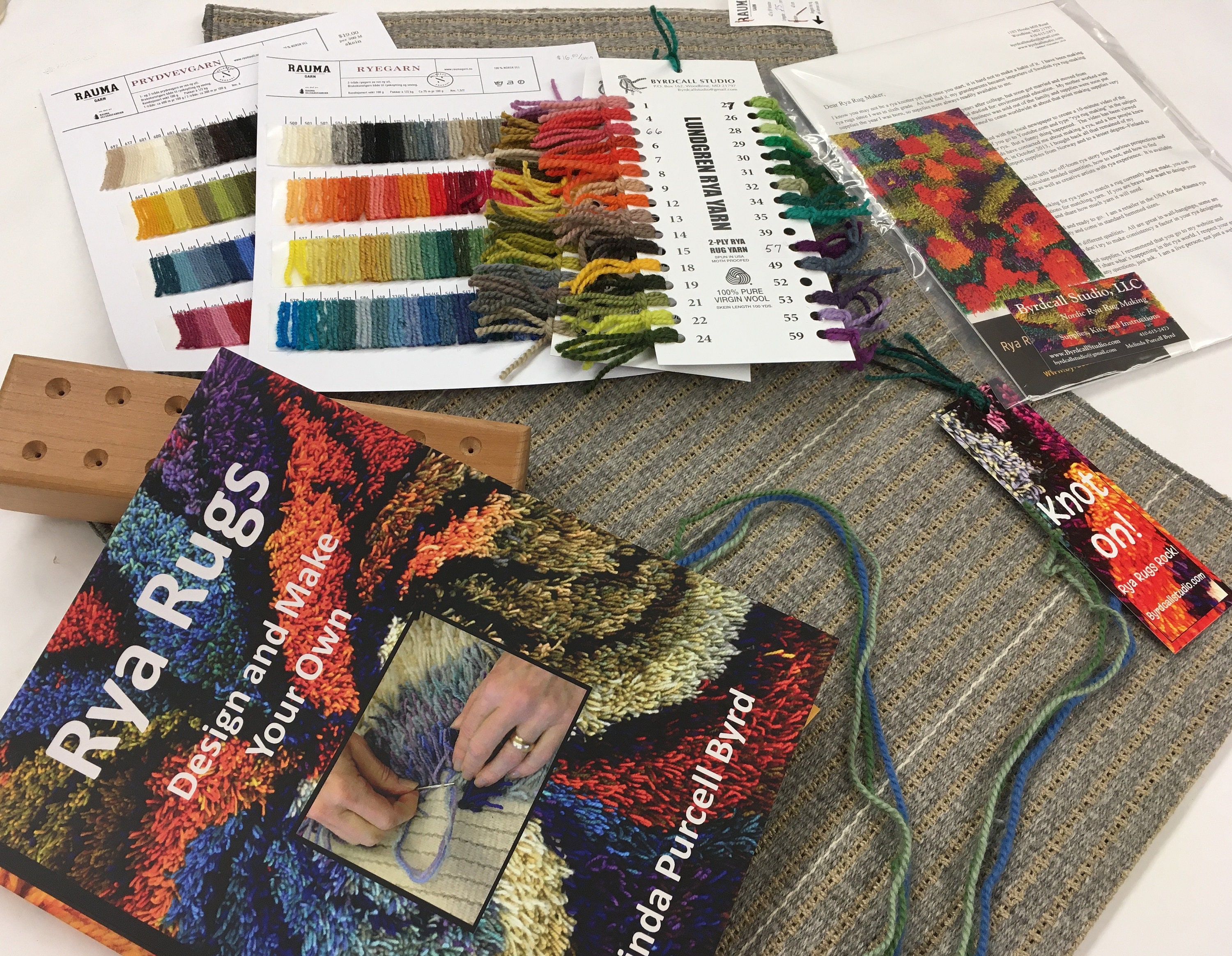 Rya Rug Maker's Designer's Kit and Starter Package Etsy
