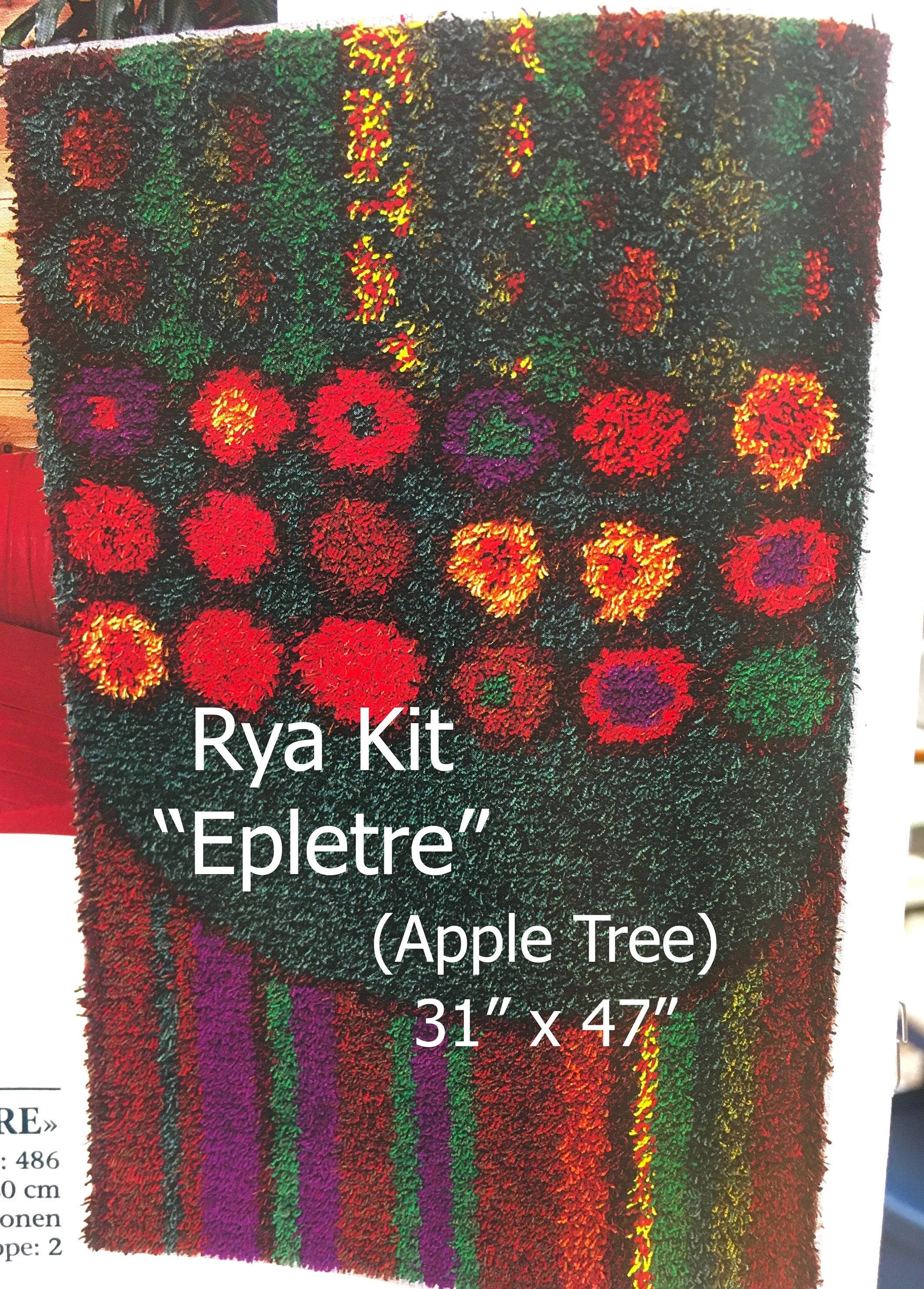 Rya Rug Kit from Norway. Make Your Own Rya Etsy