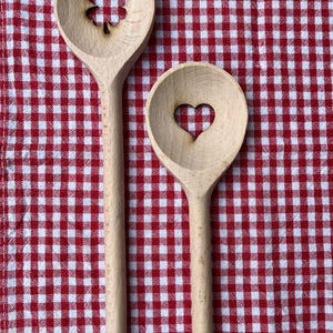 Wooden spoon with motif, beechwood, BBQ, kitchen, cooking, gift, souvenir, wooden spoon