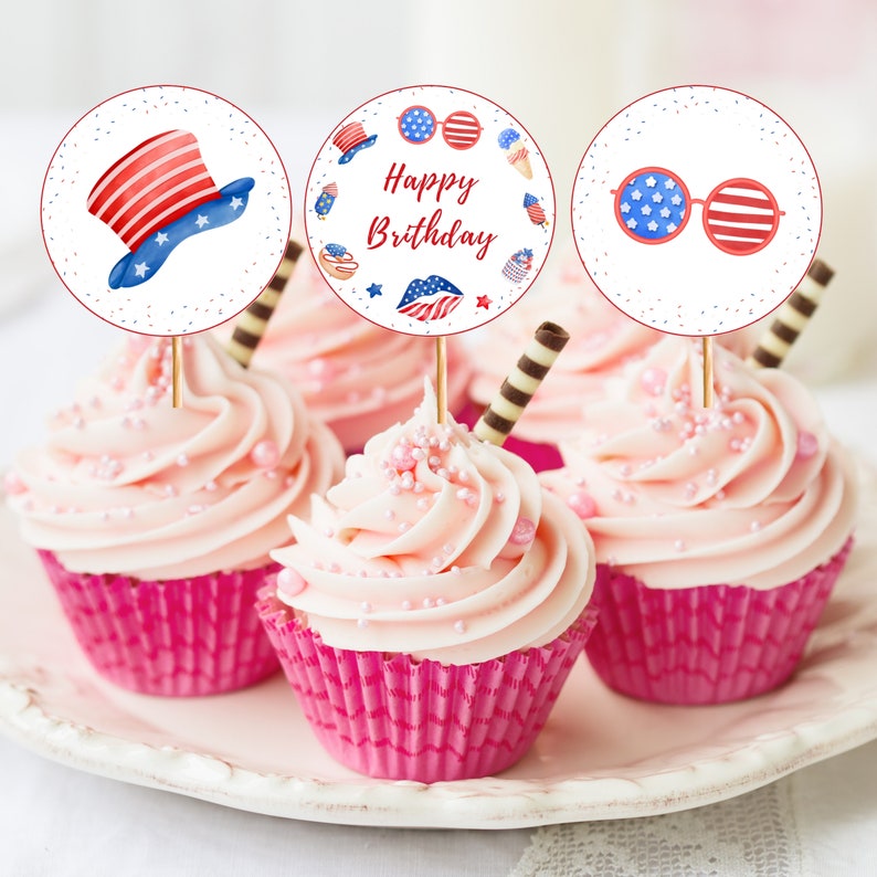 4th of july cupcakes pictures