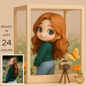 Custom Action Figure from Your Photo, Custom Action Figure Portrait, Personalized Action Figure Portrait for Gift, Unique Geek Gift