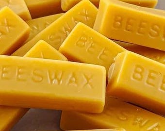 SALE! 5 x 1 oz. Bars Of 100% Pure Organic USA Yellow Beeswax--Filtered-Dye Free-Benefits Animal Rescue