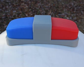 Little Tikes Cozy Coupe Police Light STL Project Files: Custom Car Mod (Digital Download)