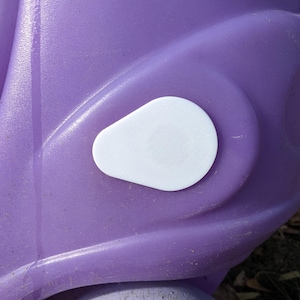 Little Tikes Cozy Coupe Gas Cap Lid Door Block Off Plate Custom Mod Upgrade