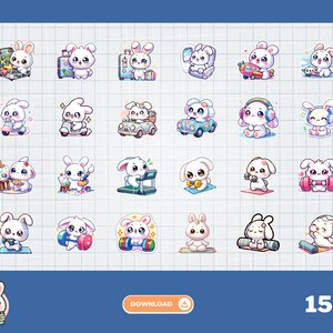 Digital Stickers | Daily Routine Stickers | Cute Kawaii Planner ...