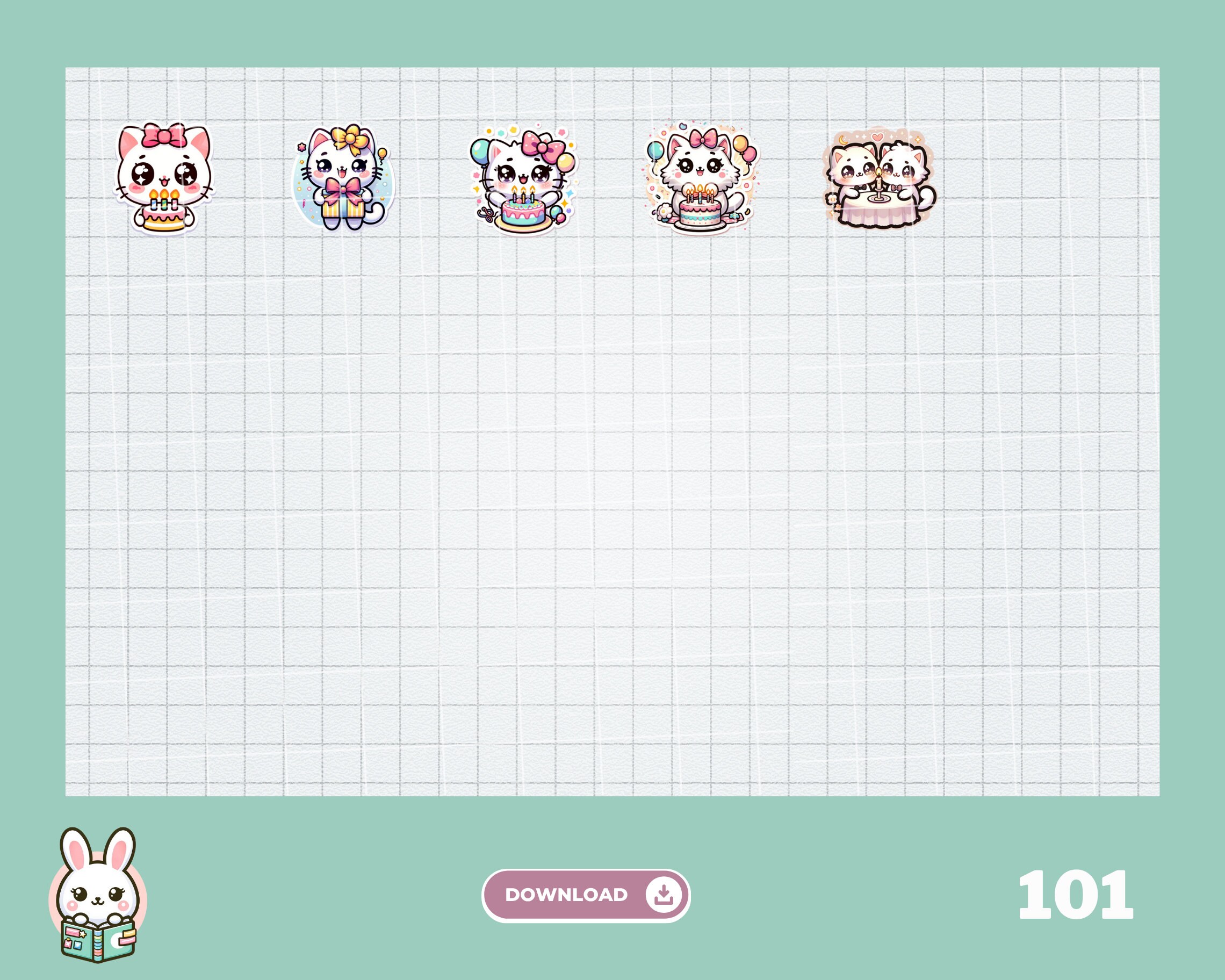 Kawaii Routine Digital Stickers | Daily Routine Stickers | Cute Kawaii Planner ...
