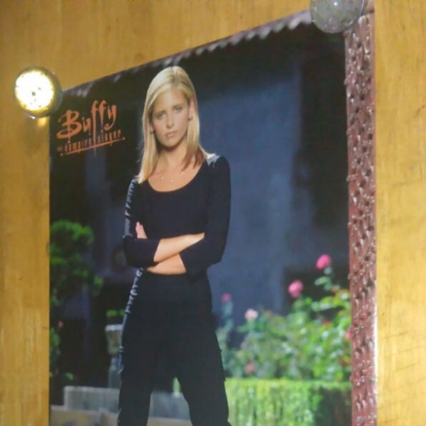 sale Vintage 90s Buffy the Vampire Slayer 90s Cult Classic TV Series 90s Posters Free Shipping