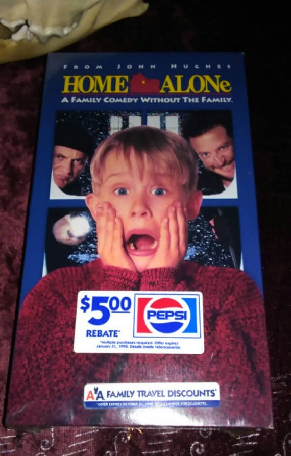 Home Alone vhs tape Sealed 90s John Hughes Cult Classic Film Etsy