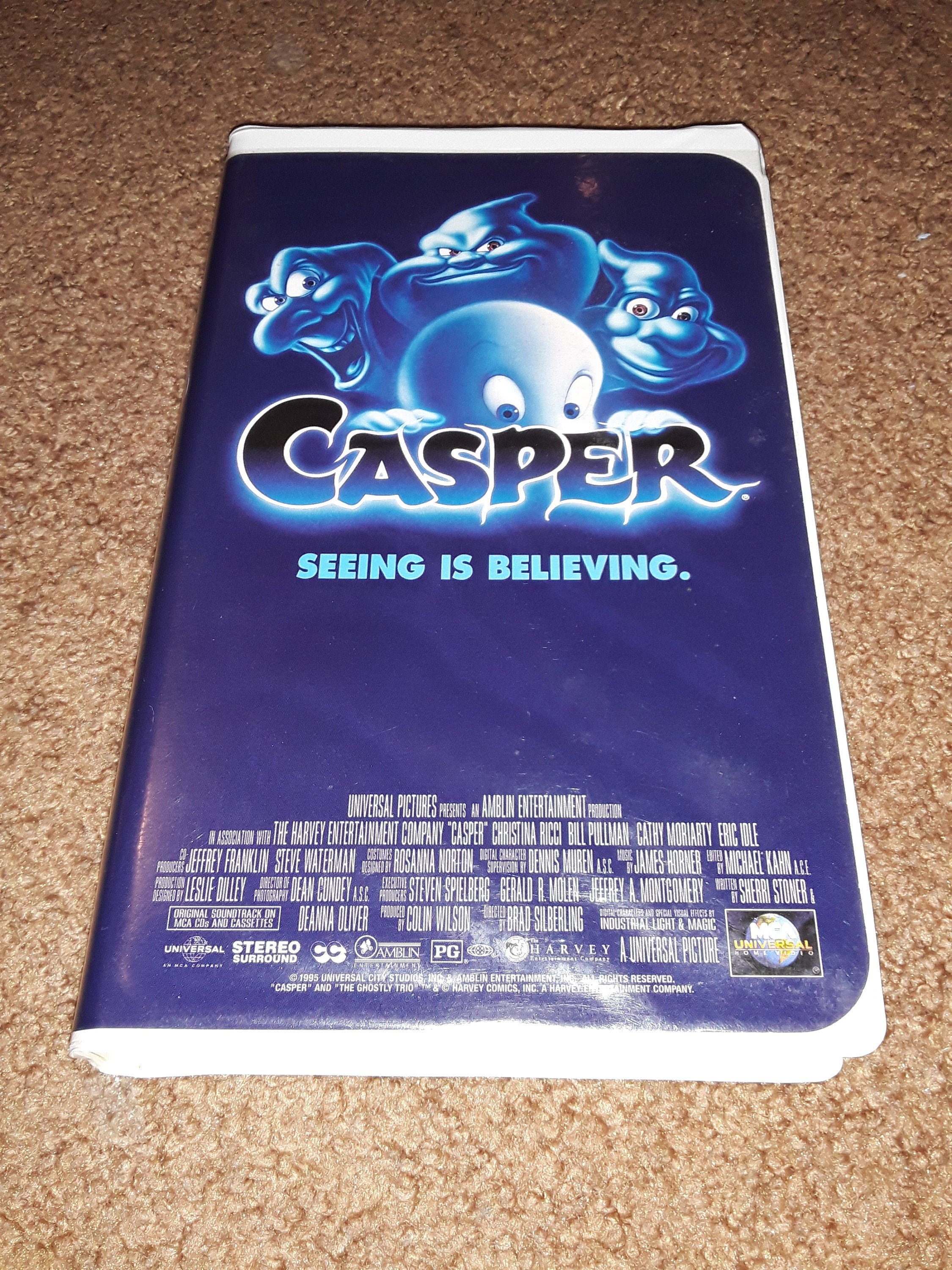 Casper vhs Kids vhs movies Etsy