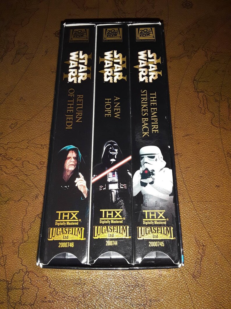 Star Wars vhs box set The Empire Strikes Back/Return of the | Etsy