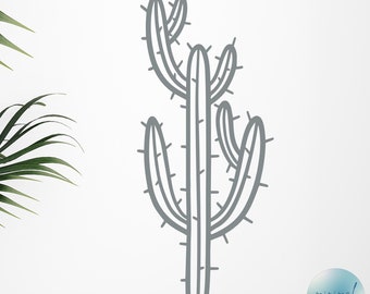 Calcomanía adhesiva de cactus, decoración de vinilo para baby shower, revelación de género, baby shower de niña, baby shower de niño, decoración de cumpleaños con temática de vaqueros